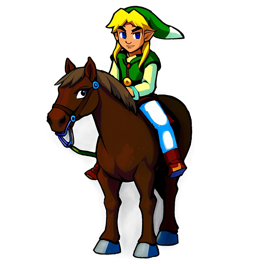 Link And Epona Png 05212024 PNG image