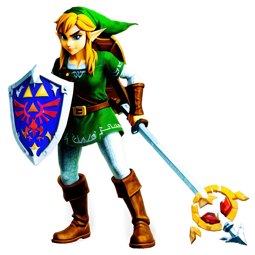 Link And Zelda Png 05212024 PNG image