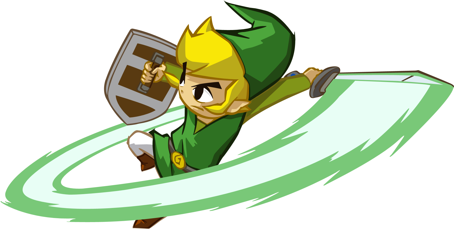 Link Sword Swing Animation PNG image