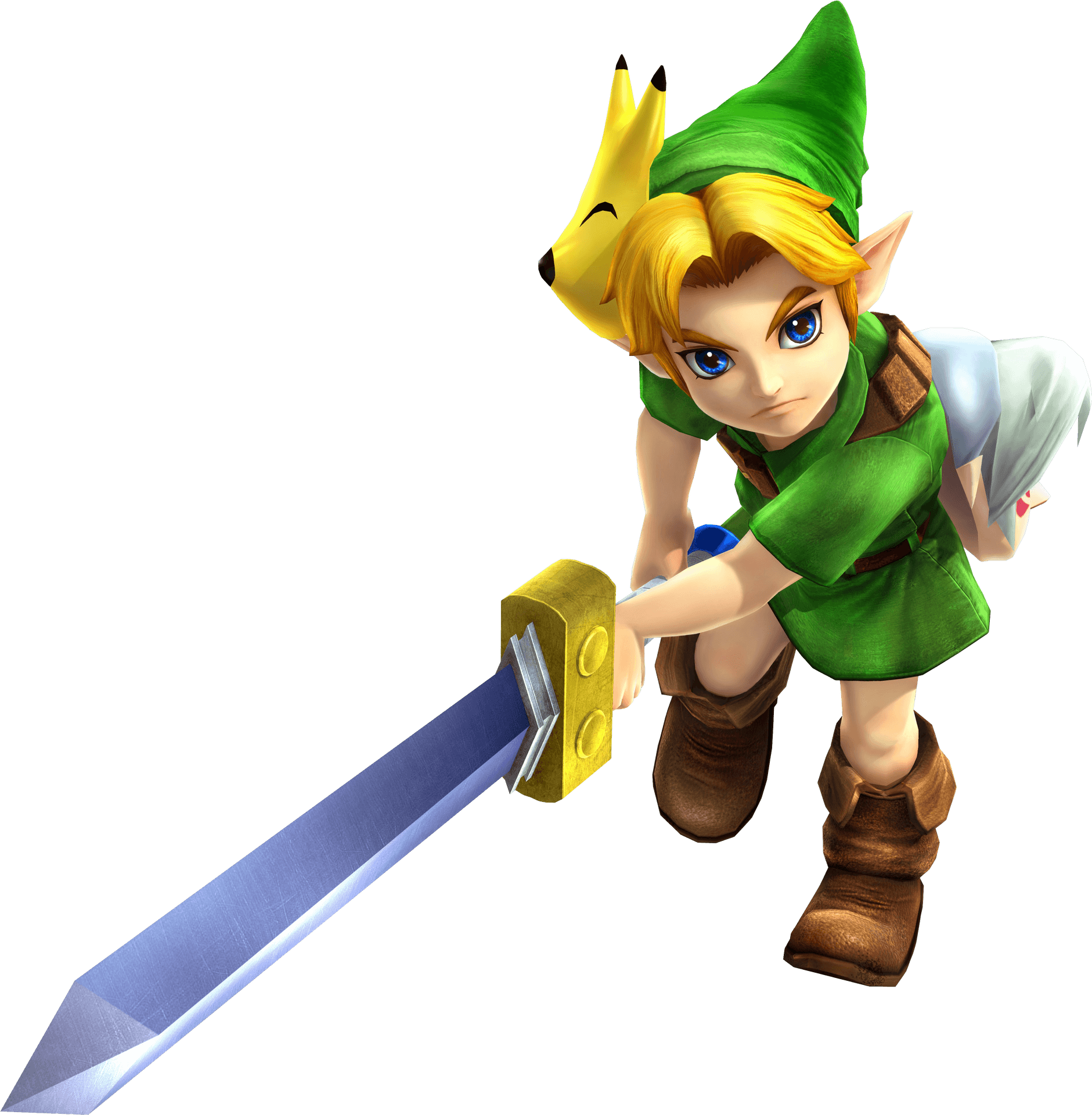 Link With Master Swordand Navi PNG image