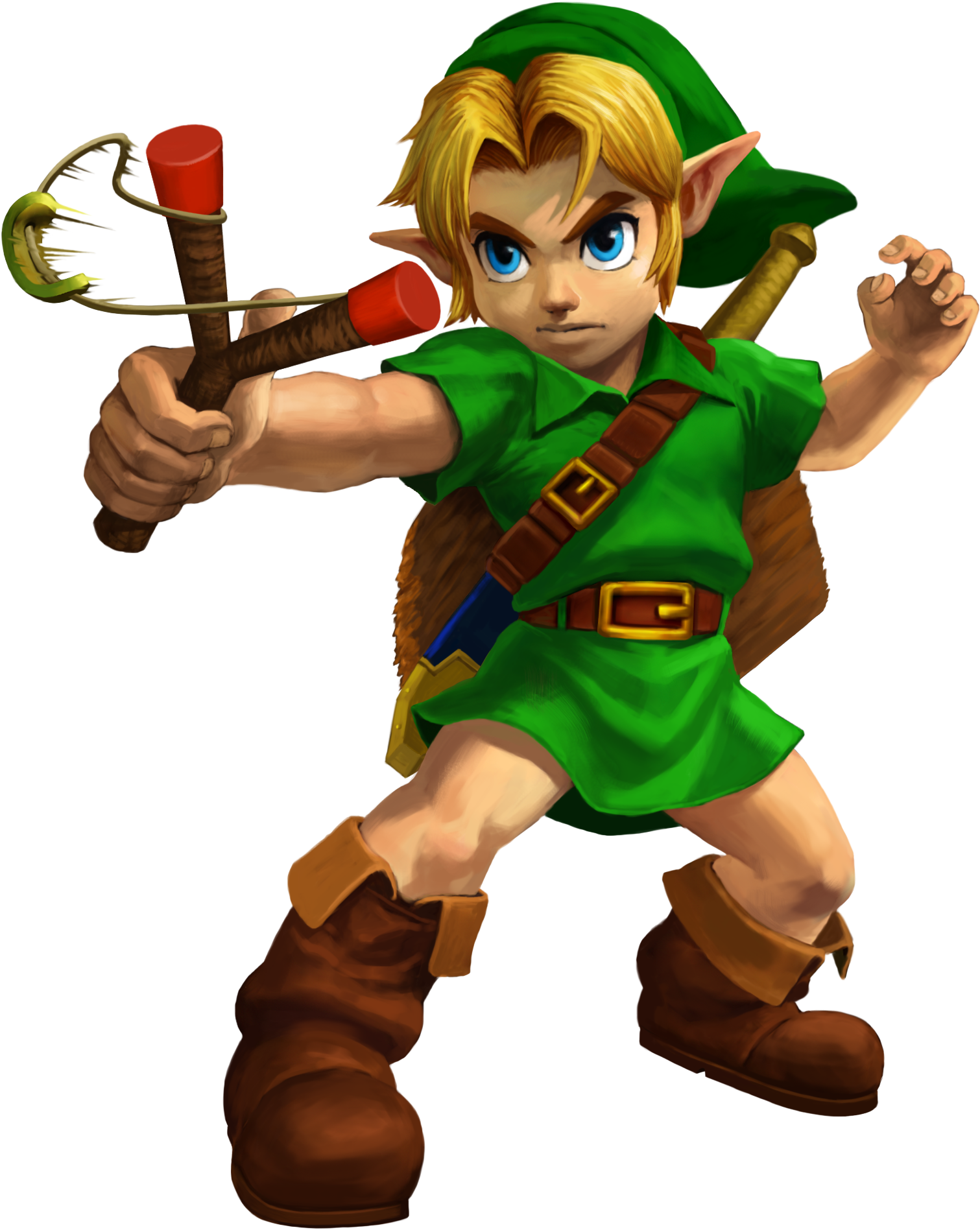 Link With Slingshot Zelda PNG image