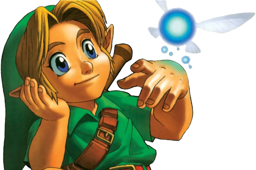 Linkand Navi Zelda Artwork PNG image