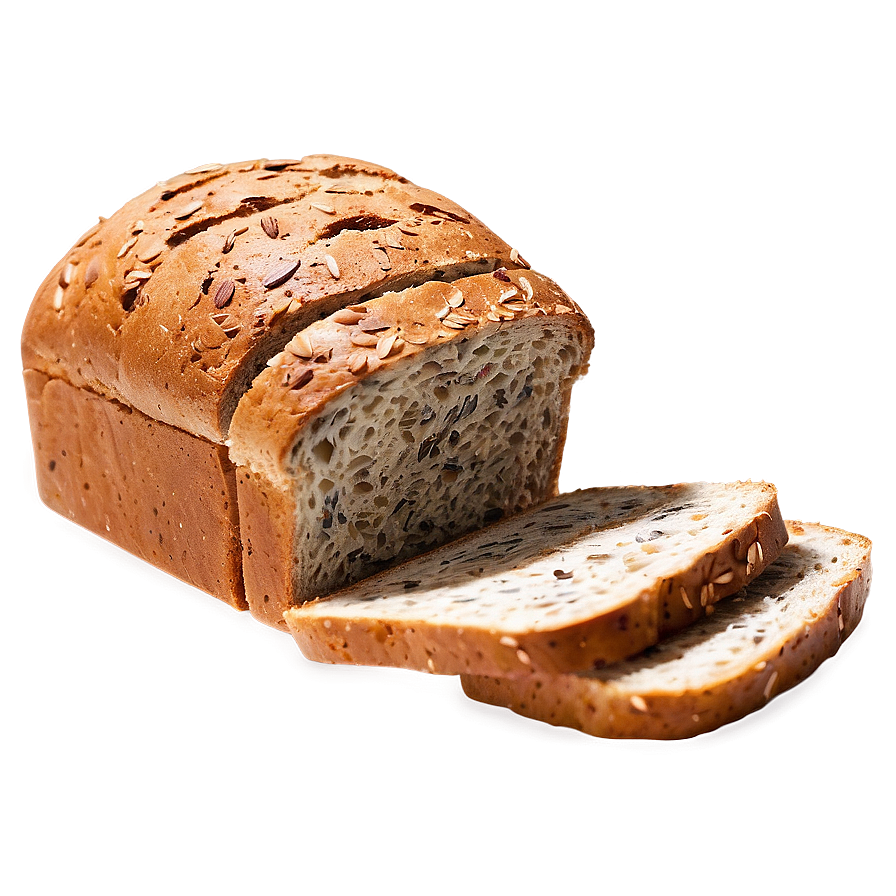 Linseed Bread Slice Png Vht47 PNG image