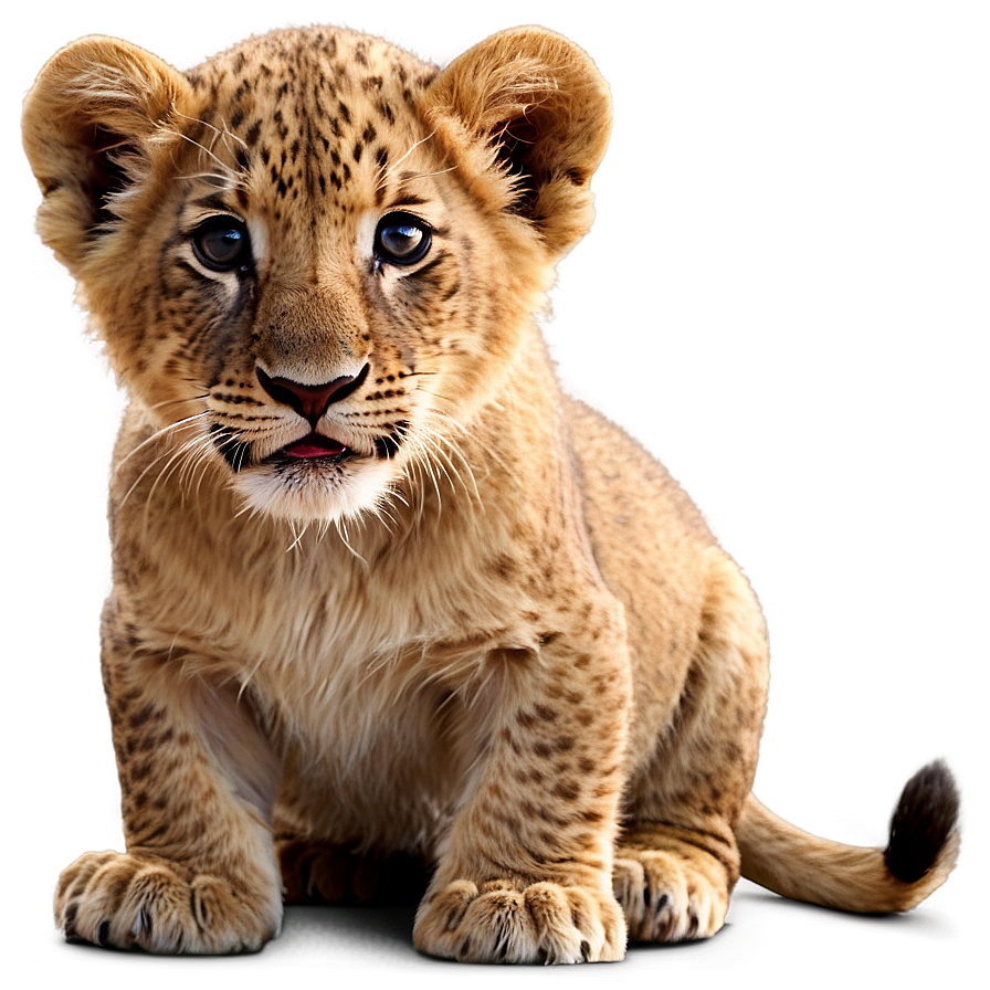 Lion Cub Adorable Png 05032024 PNG image