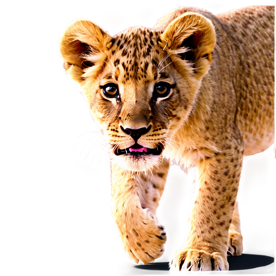 Lion Cub Adorable Png Gms24 PNG image