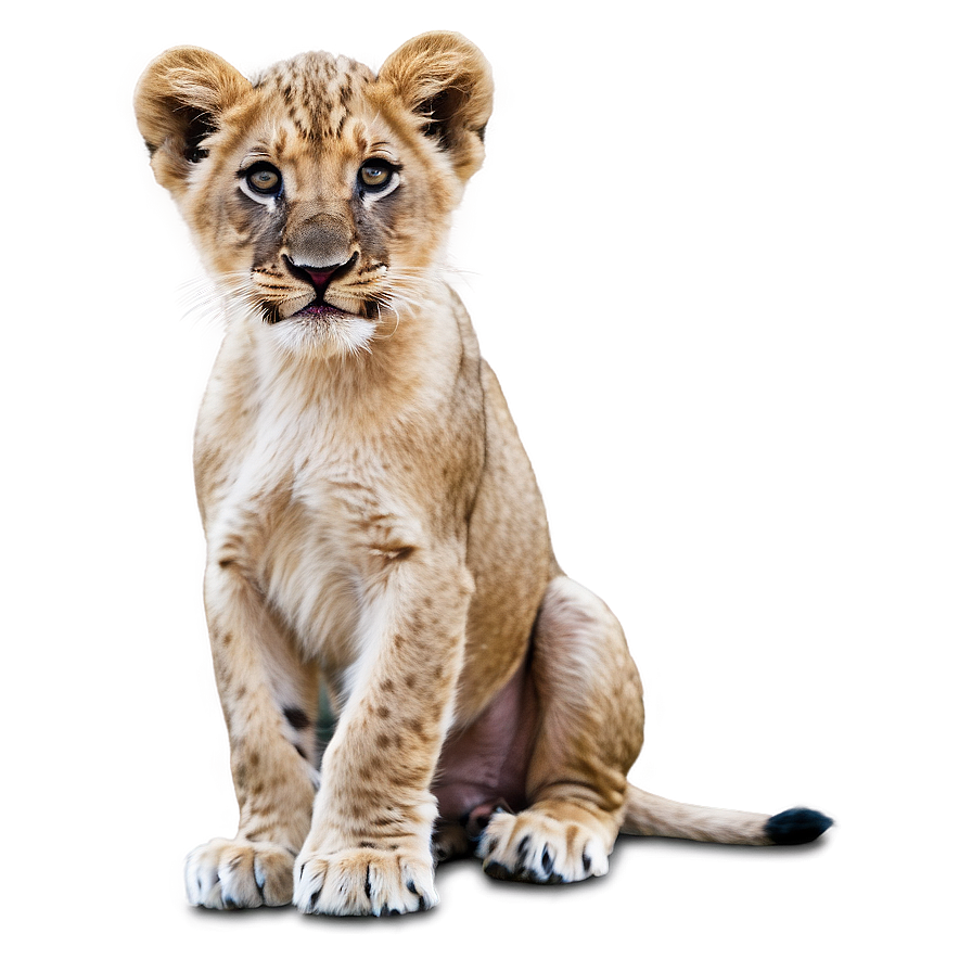 Lion Cub Playing Png 05032024 PNG image