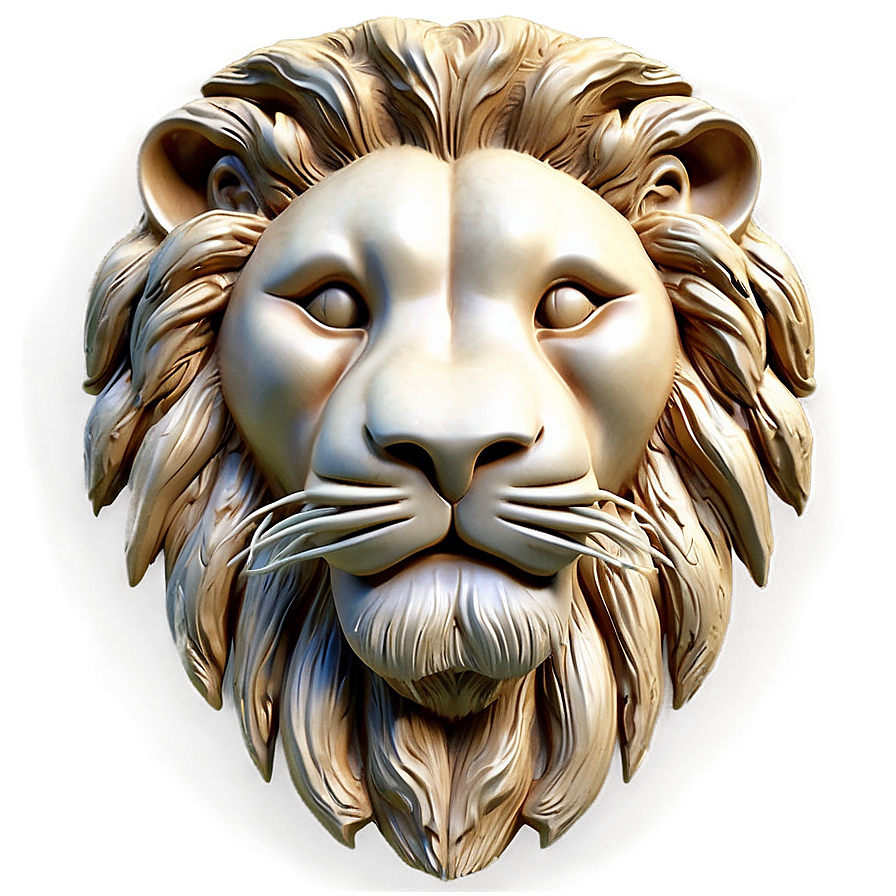 Lion Face Carving Png Etk PNG image