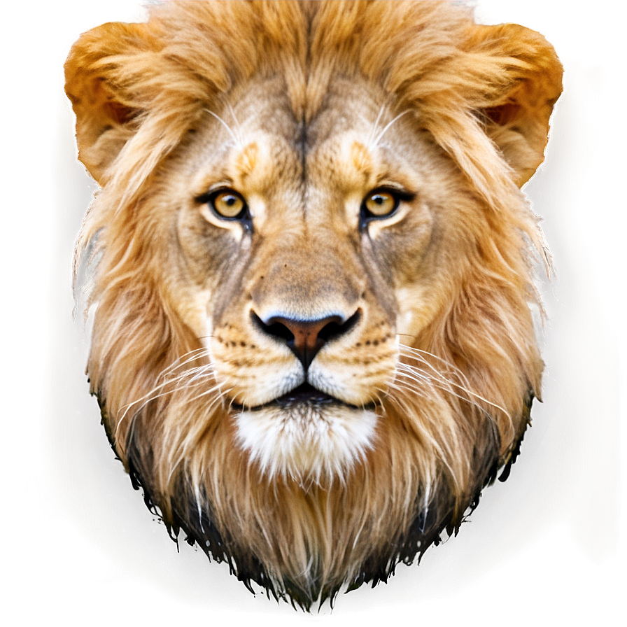 Lion Face D PNG image