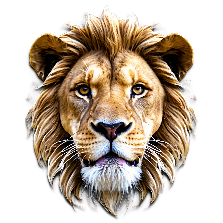 Lion Face Graphic Png 06122024 PNG image