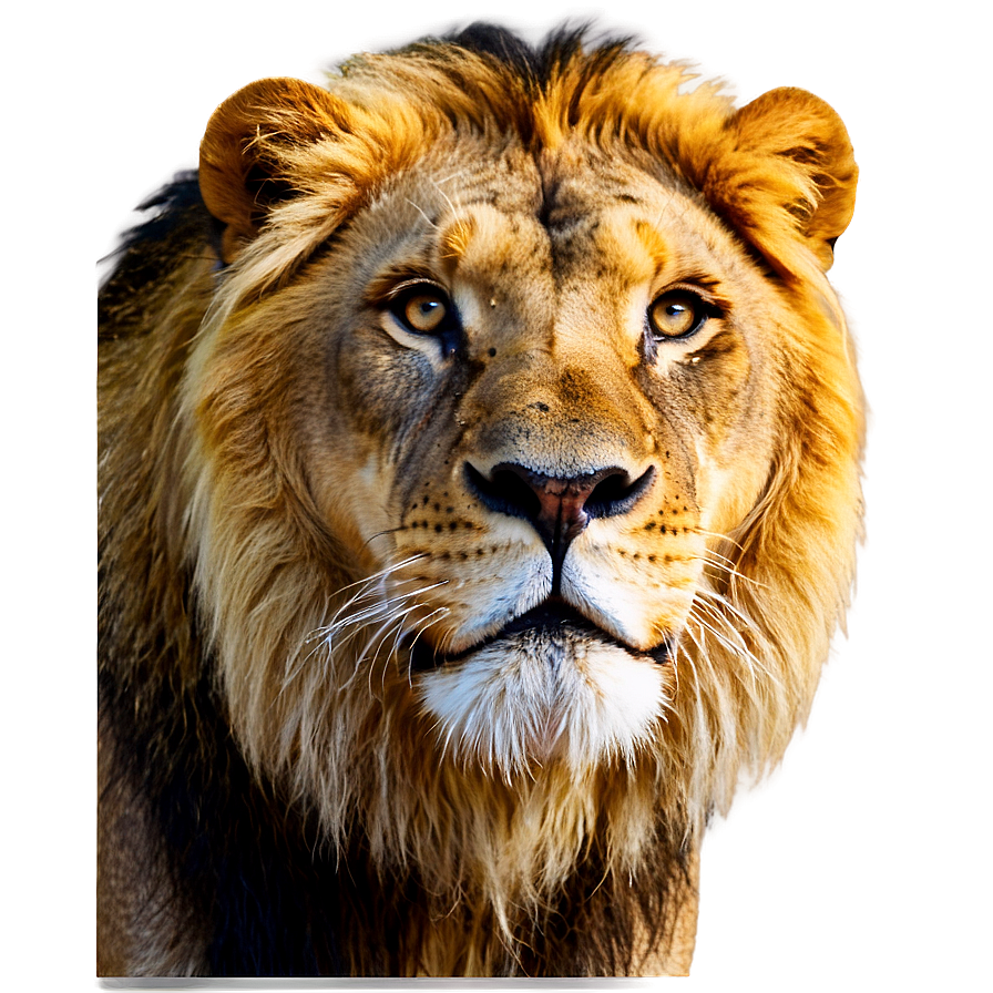 Lion Face In The Wild Png Boe97 PNG image