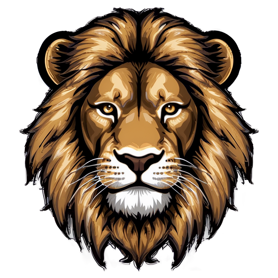 Lion Face Mascot Png Rqr22 PNG image