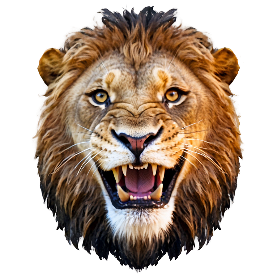 Lion Face Roar Png 06122024 PNG image