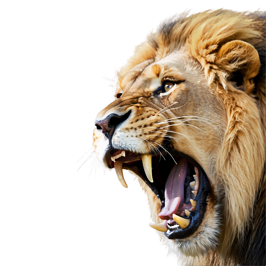 Lion Face Roar Png Owe PNG image