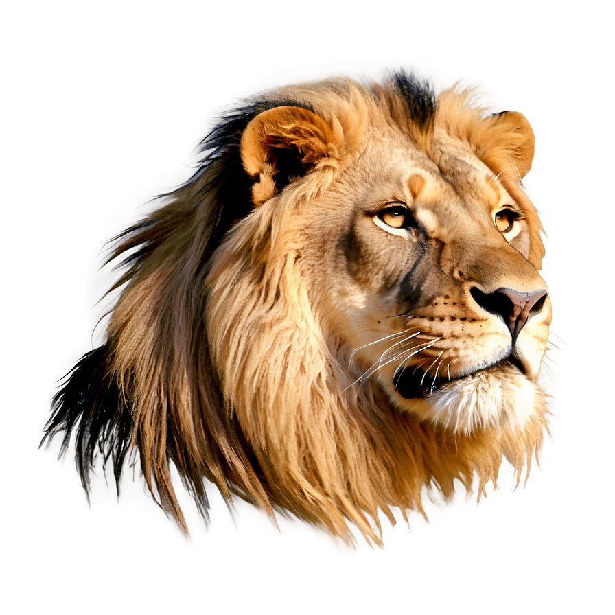 Lion Face Sketch Png 06122024 PNG image