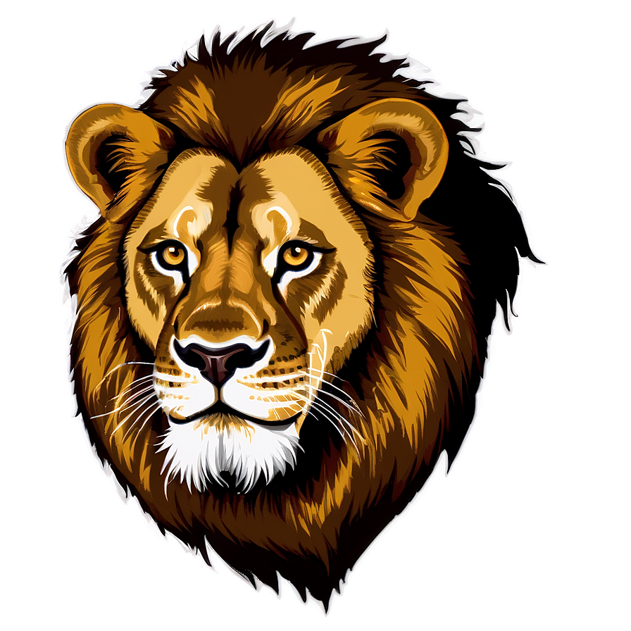 Lion Face Sketch Png 89 PNG image