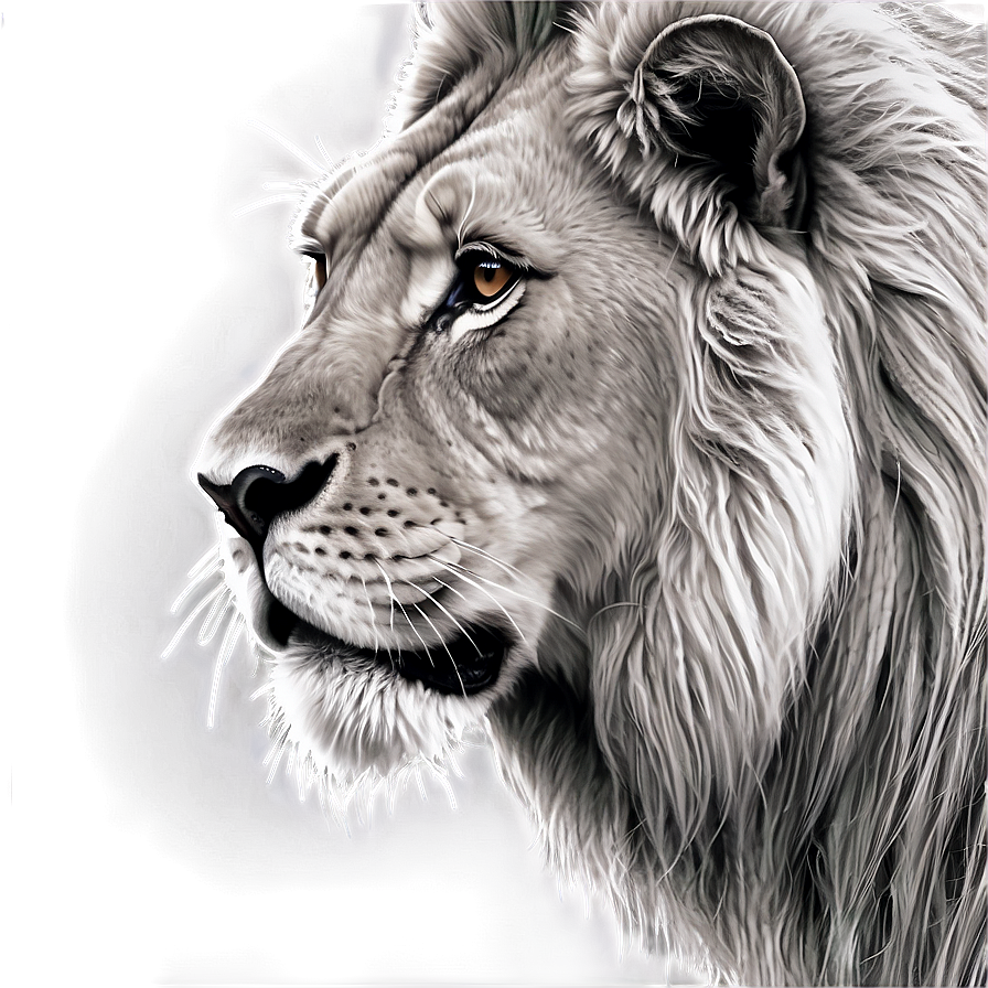 Lion Face Sketch Png Uba PNG image