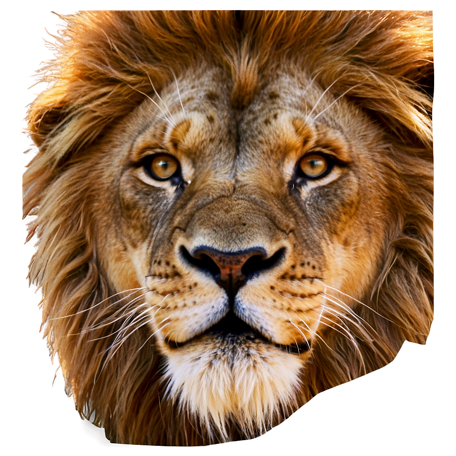 Lion Face With Scar Png 06122024 PNG image