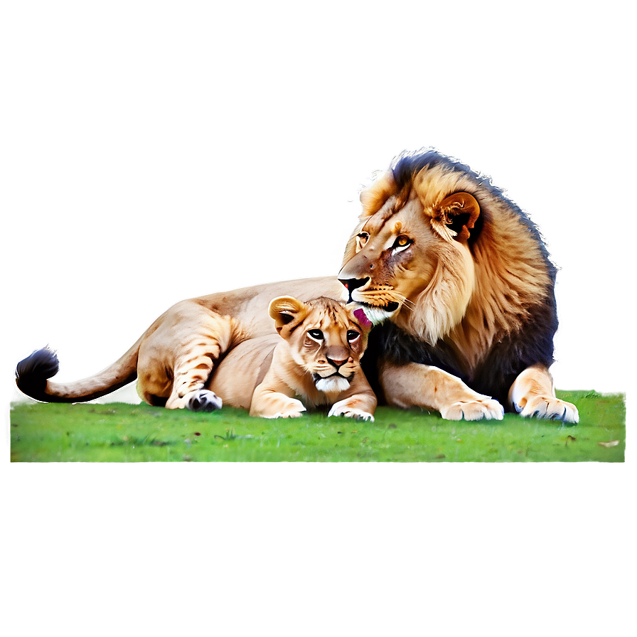 Lion Family Bond Png 69 PNG image
