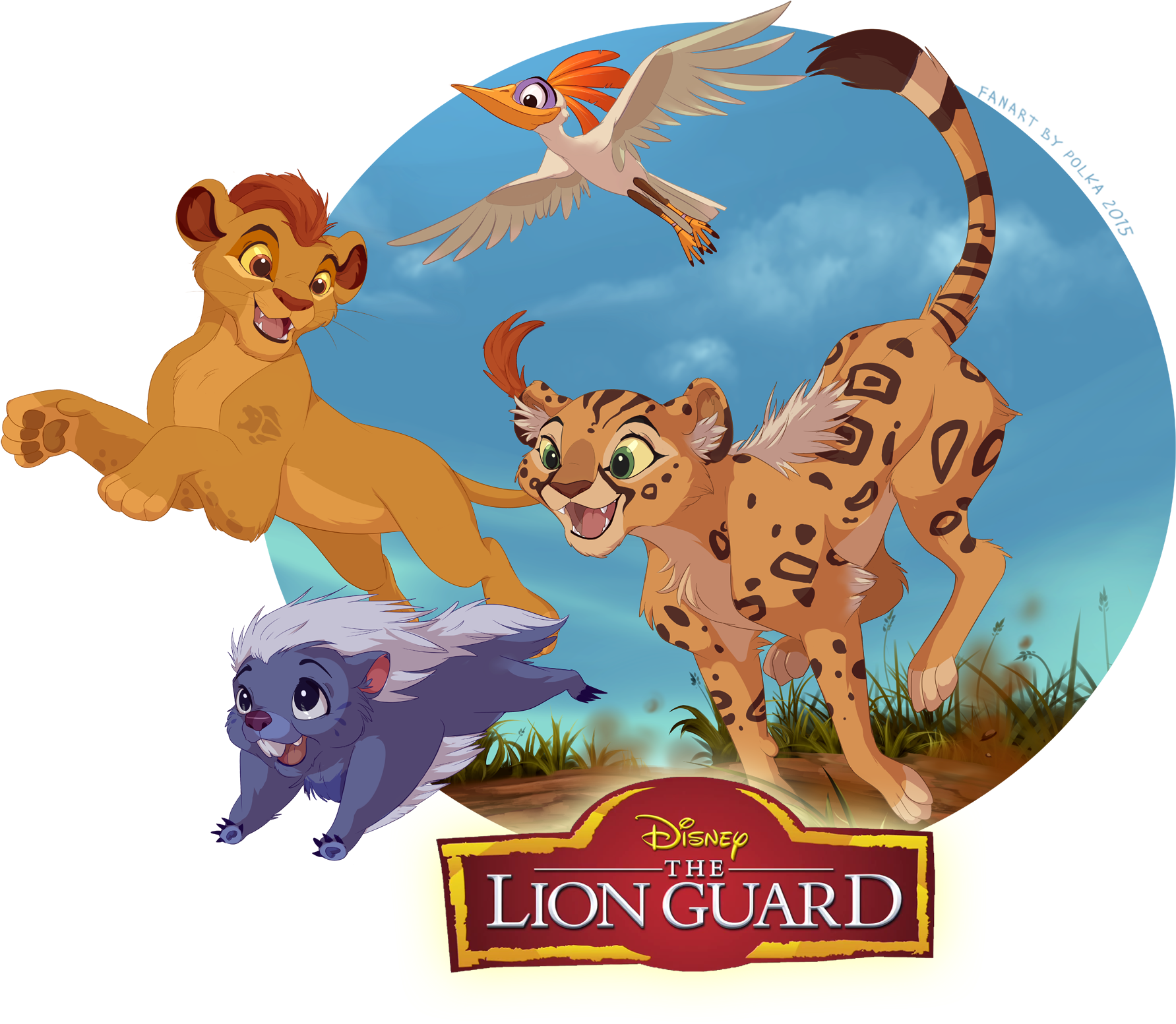 Lion Guard Animated Characters Frolic PNG image