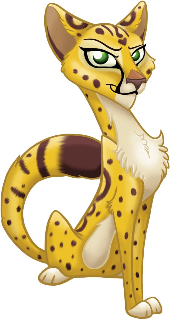 Lion Guard Animated Cheetah Character PNG image