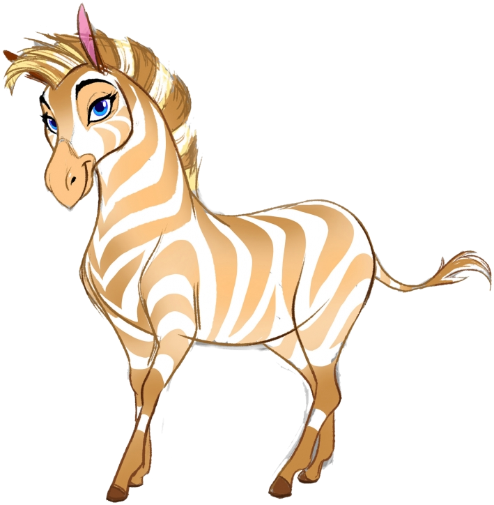 Lion Guard Animated Zebra Character PNG image