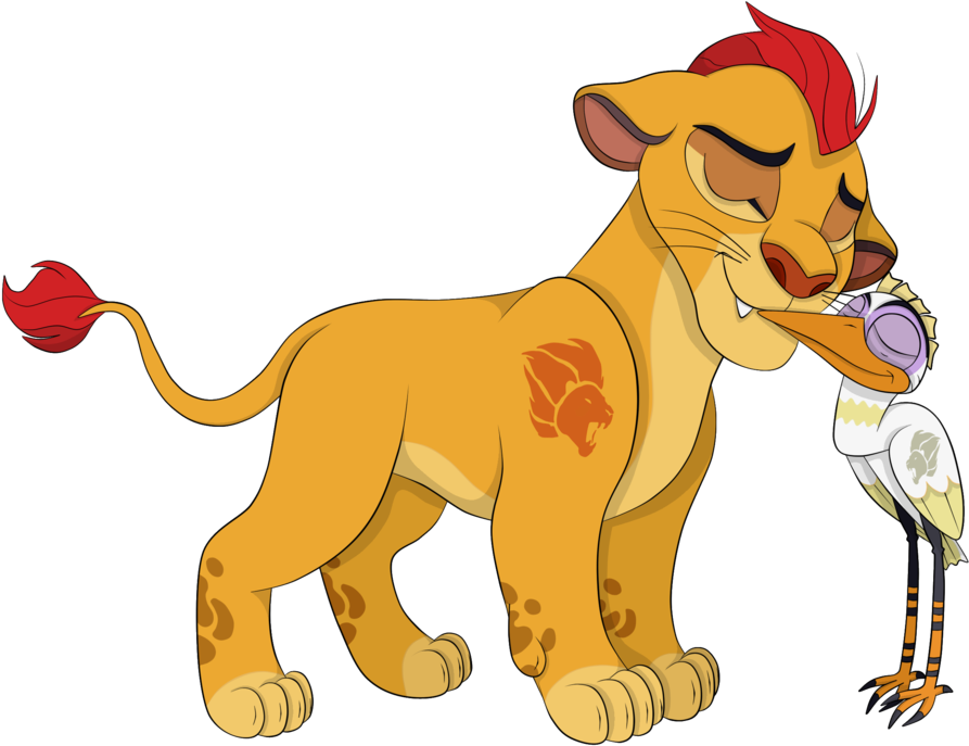 Lion Guard Kionand Ono Friendship PNG image