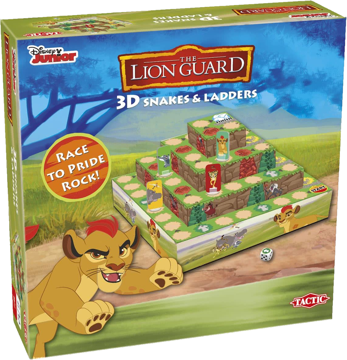 Lion Guard3 D Snakesand Ladders Game PNG image