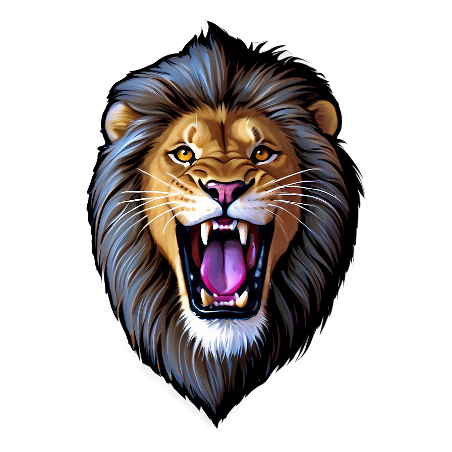 Lion Head Roar Png 05242024 PNG image
