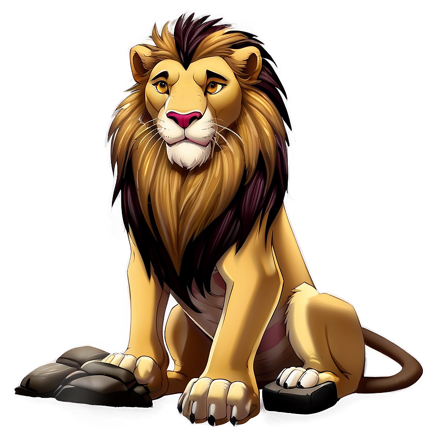Lion King On Throne Png Rce9 PNG image