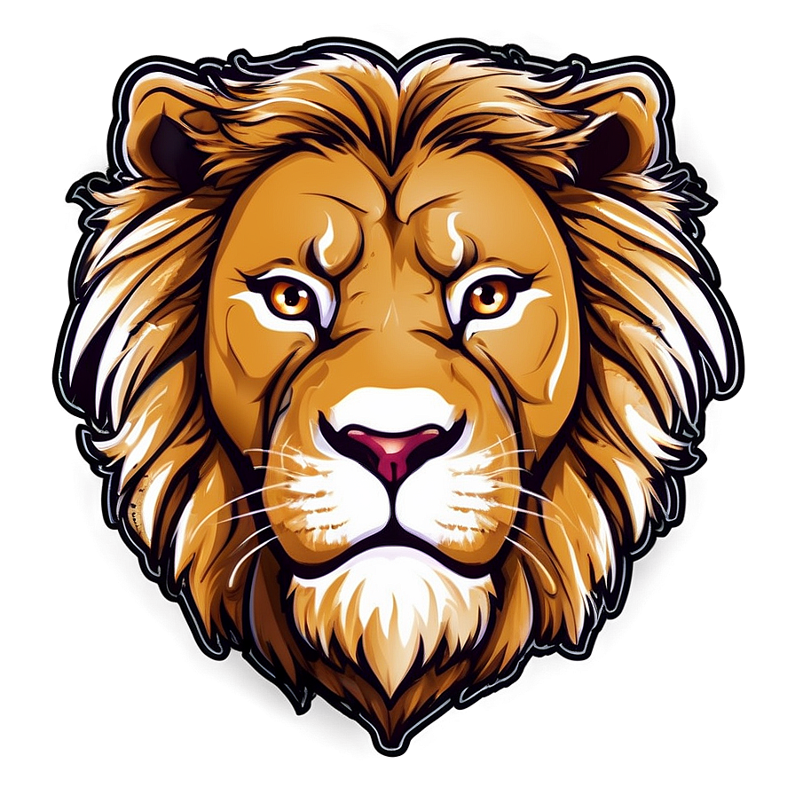 Lion Mascot Logo Png Gbp25 PNG image