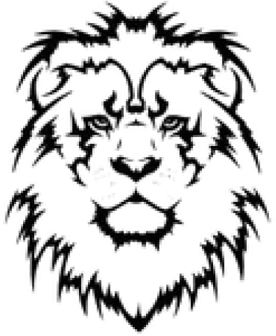 Lion Tattoo Design PNG image