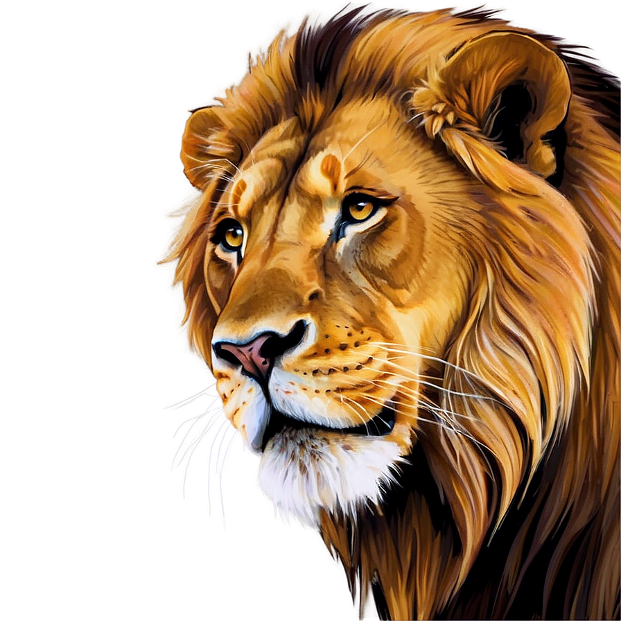 Lion Vector Illustration Png 19 PNG image