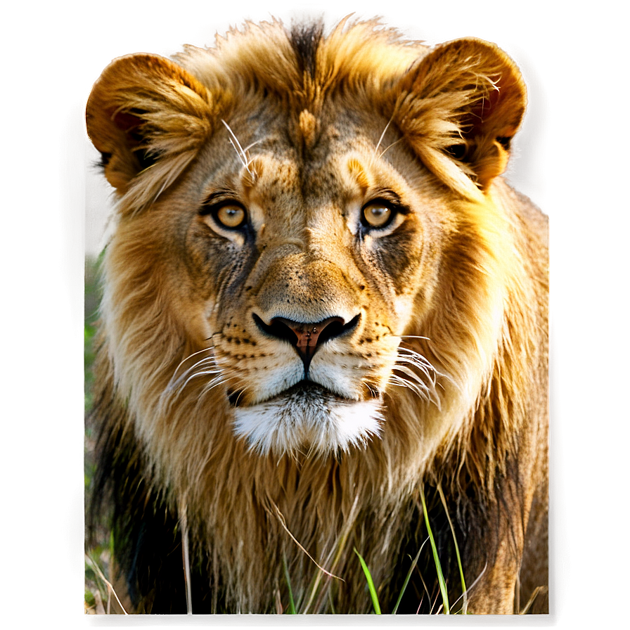 Lion Wildlife Conservation Png Rnm PNG image