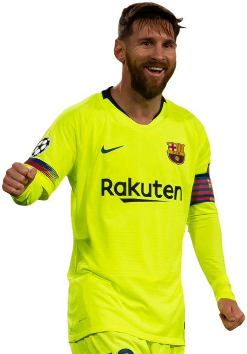 Lionel Messi Barcelona Celebration PNG image
