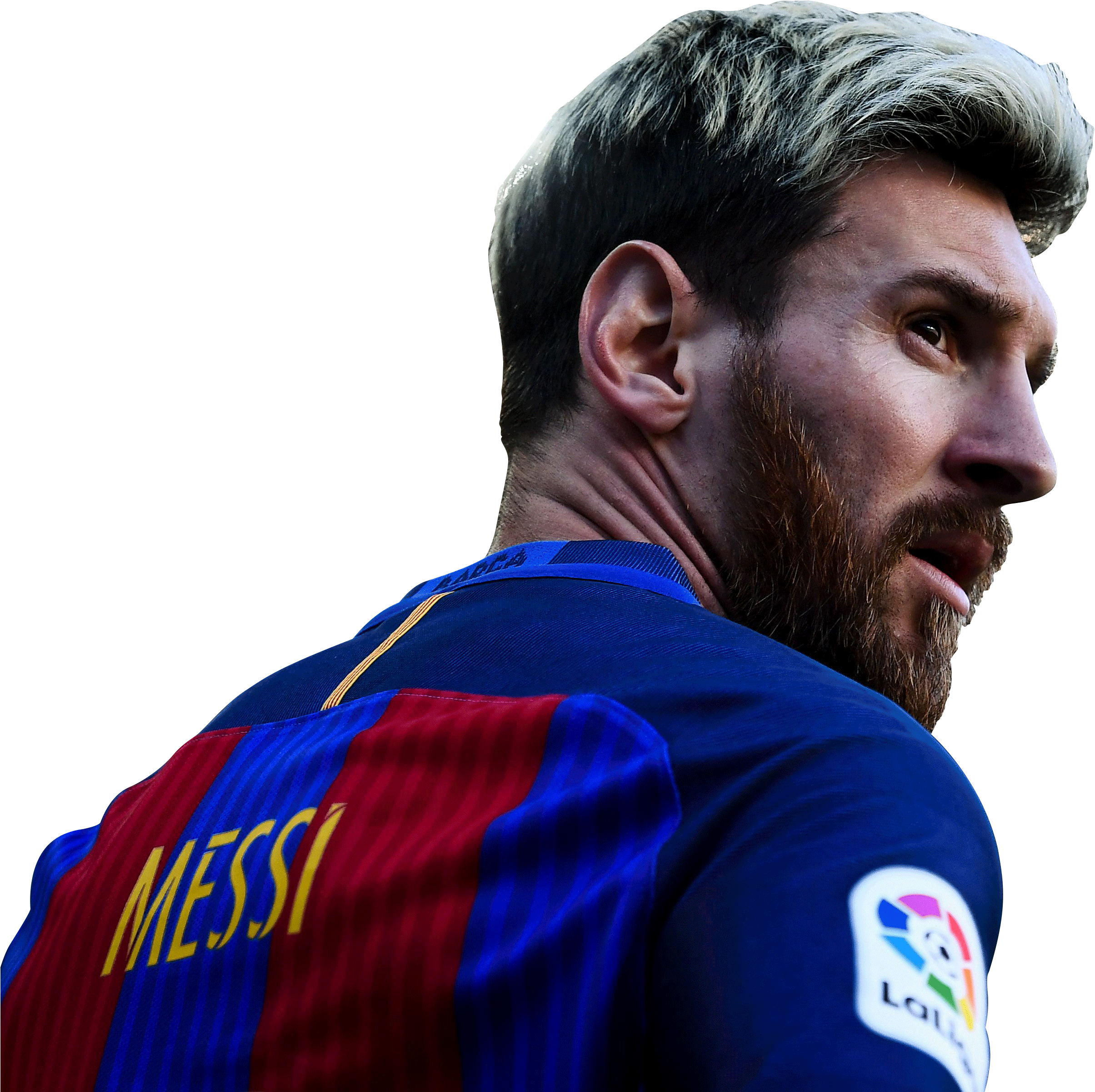 Lionel Messi Barcelona Profile PNG image