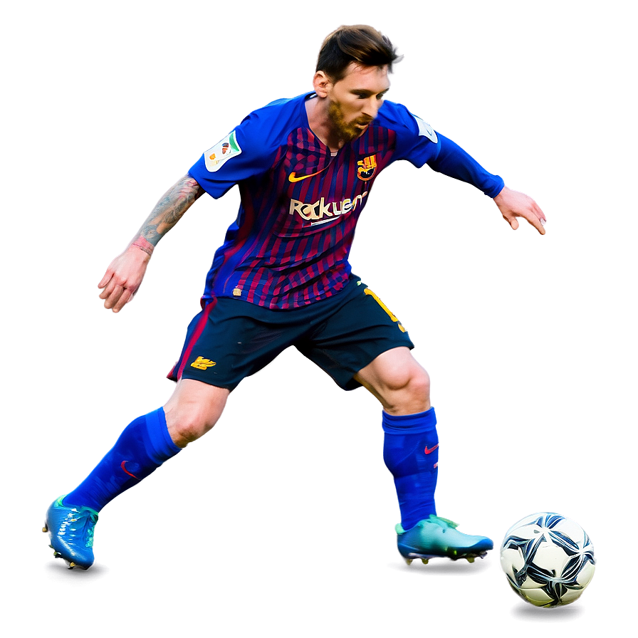 Lionel Messi Dribbling Png 94 PNG image