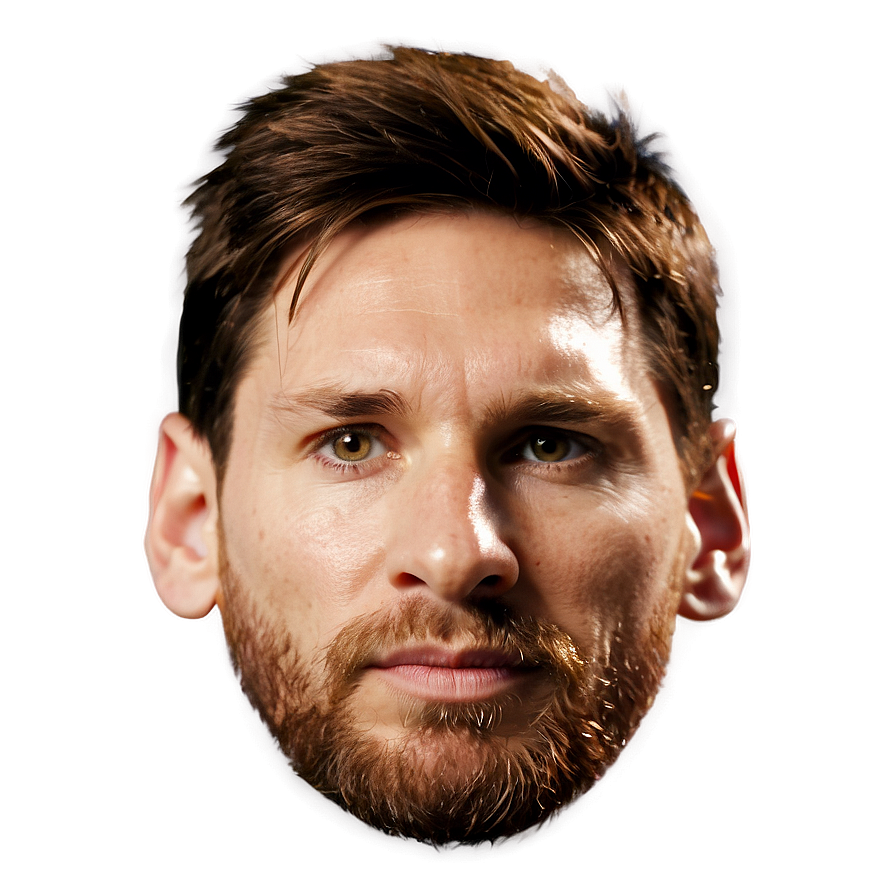 Lionel Messi Head Shot Png Add PNG image