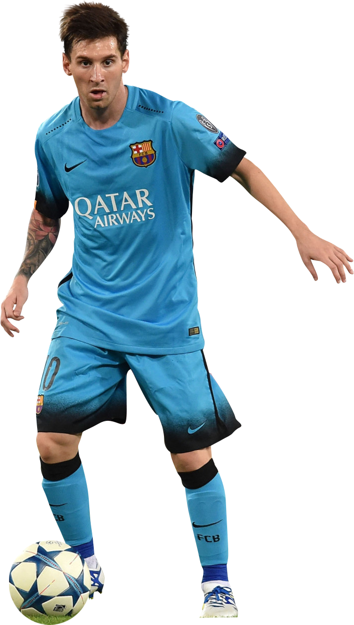 Lionel Messiin Action F C Barcelona PNG image