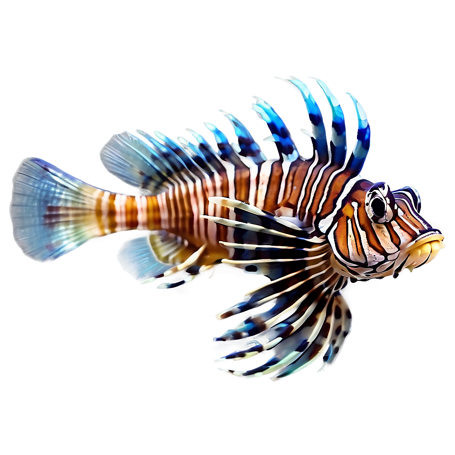 Lionfish In The Sea Png Nem PNG image