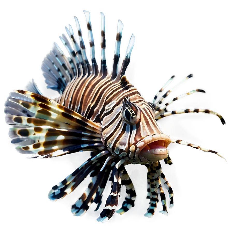 Lionfish Predator Png 98 PNG image