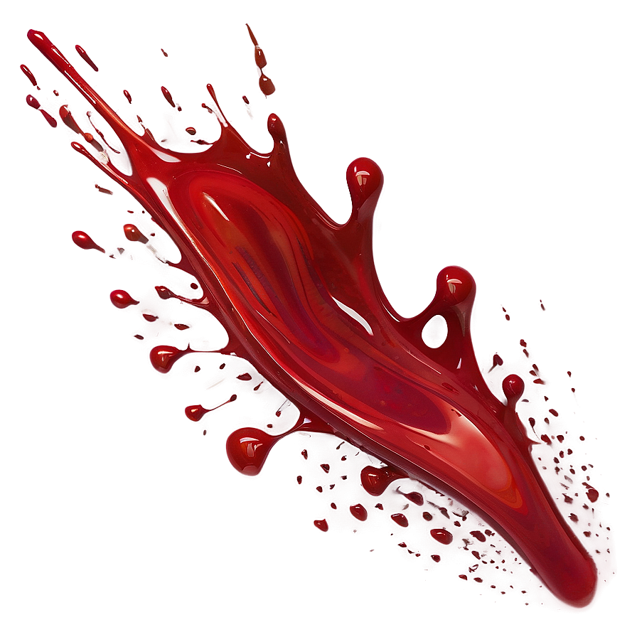 Liquid Life: Blood Splash Png 04302024 PNG image