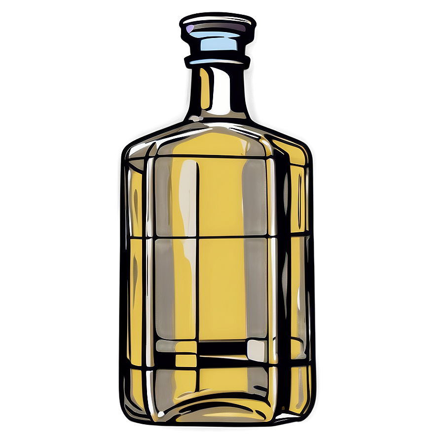 Liquor Bottles Line Art Png Bdb90 PNG image