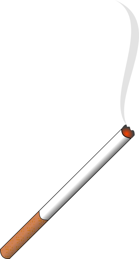 Lit Cigarette Smoke Curling Upward.png PNG image