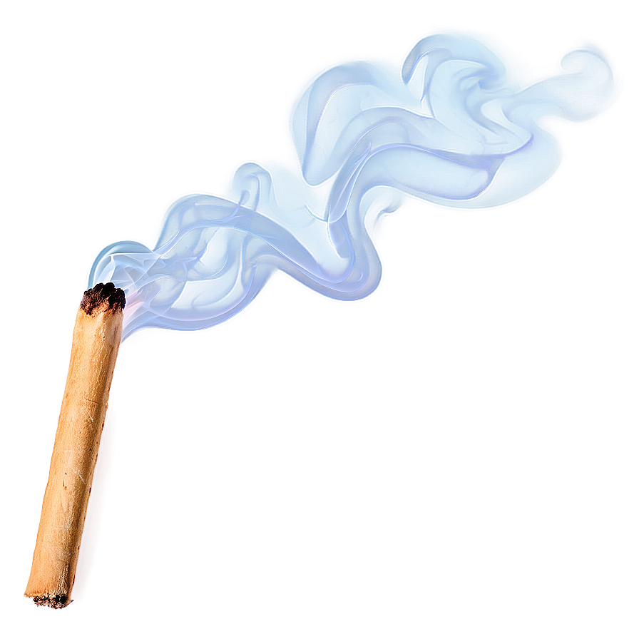 Lit Matchstick Smoke Png 05232024 PNG image