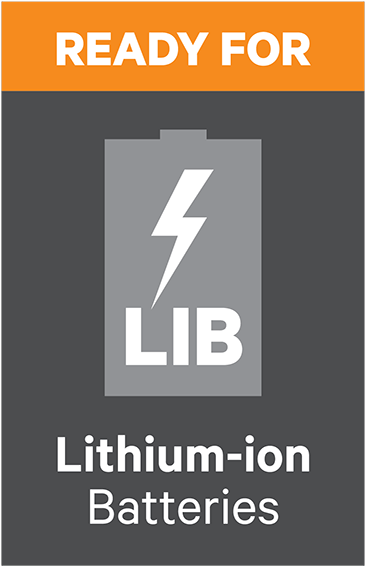 Lithium Ion Battery Ready Sign PNG image