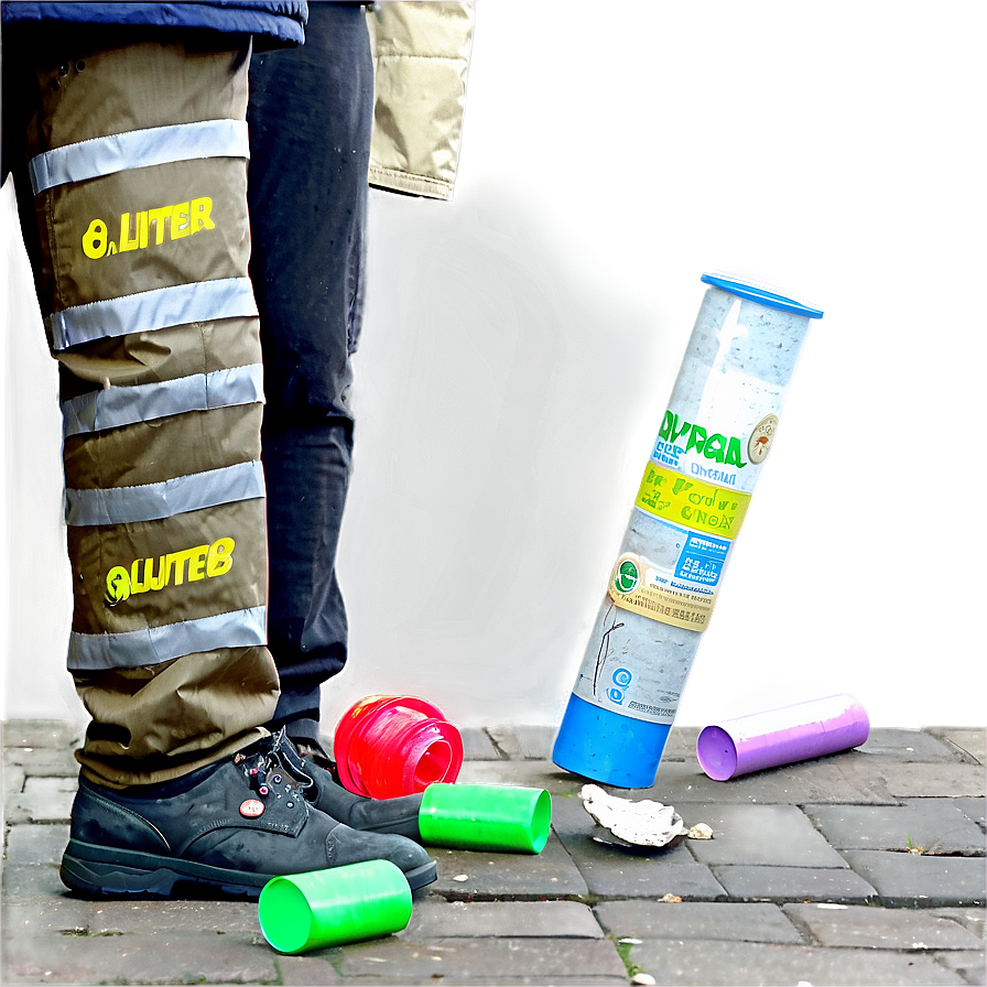 Litter On Sidewalk Png Hem PNG image