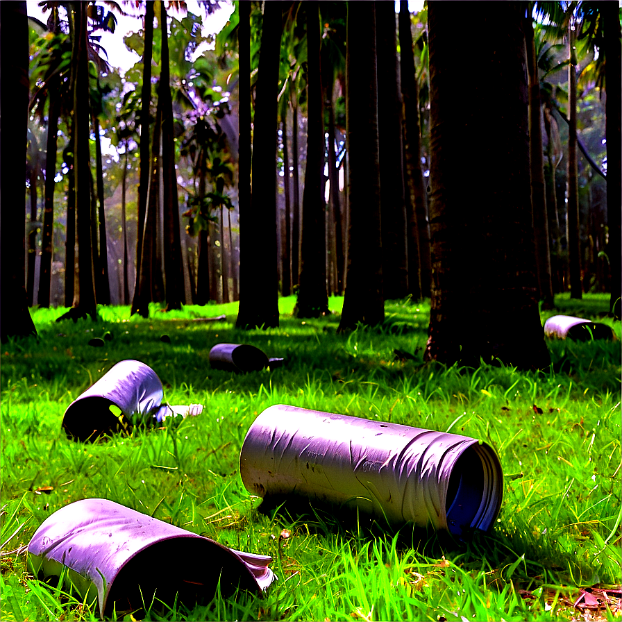 Litter Under Trees Png 40 PNG image