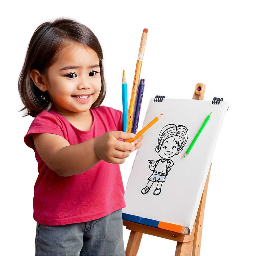 Little Kids Drawing Png 17 PNG image