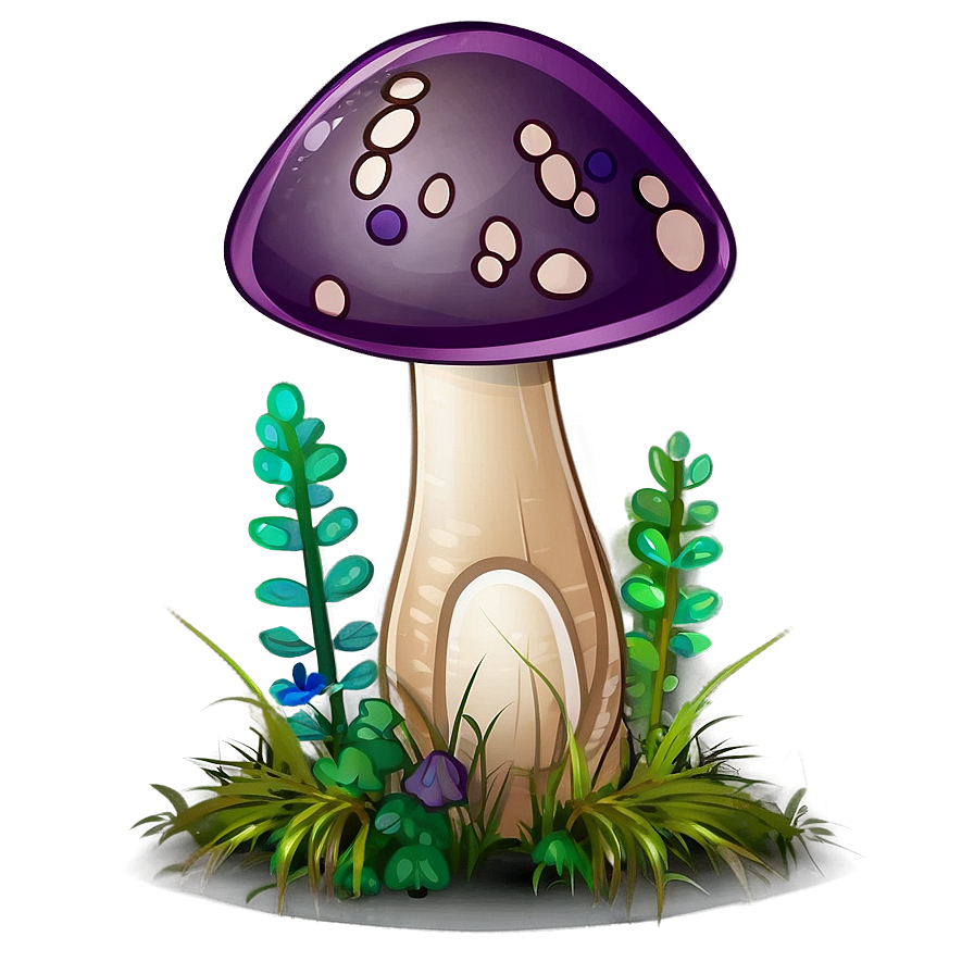 Little Mushroom Cartoon Png 06272024 PNG image