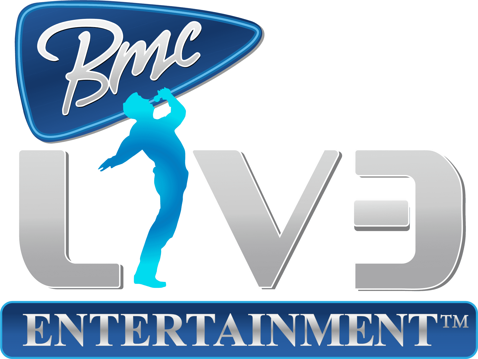 Live Entertainment Logo Silhouette Singer PNG image